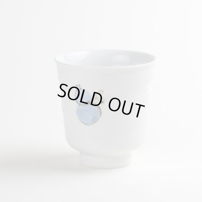 画像3: 【名入れ・名前入り】花六瓢（青）湯呑