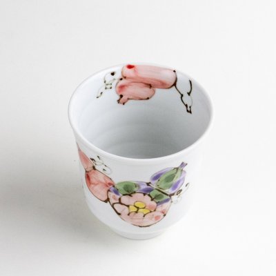 画像2: 花六瓢（赤）湯呑