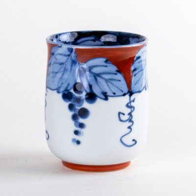 渕濃ぶどう（赤）　湯呑