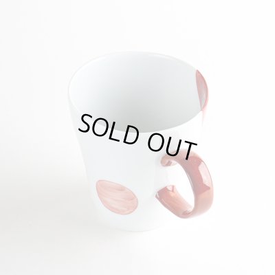 画像4: 【名入れ・名前入り】二彩丸紋（赤） マグカップ