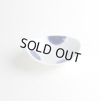 二彩丸紋（青） 変り小付