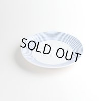 二彩千筋 ５寸皿（１枚）