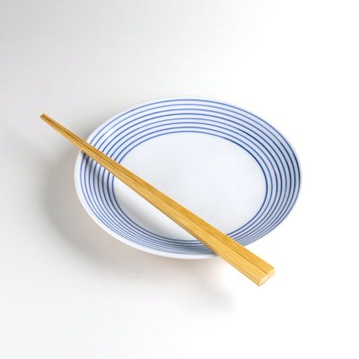 画像6: 二彩千筋 5寸皿(1枚)