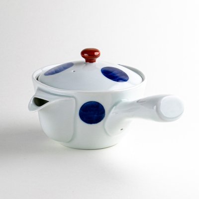 二彩丸紋 U急須