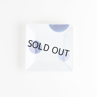 画像2: 二彩丸紋 正角小皿