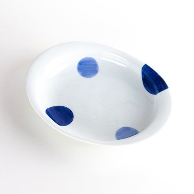 画像3: ニ彩丸紋　楕円カレー皿