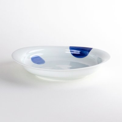 画像4: ニ彩丸紋　楕円カレー皿