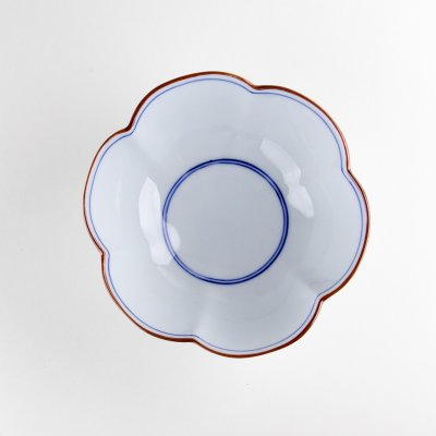 画像3: 見込線入（青） 花型小鉢