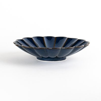 画像4: 群青　菊皿（中）