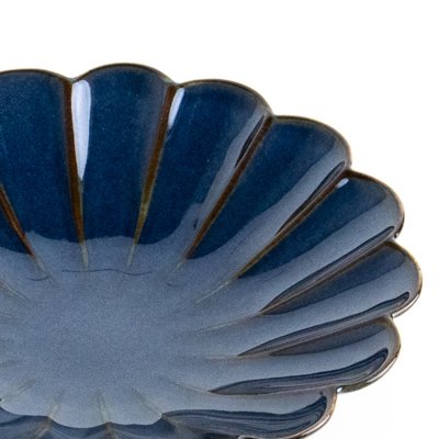 画像5: 群青　菊皿（中）