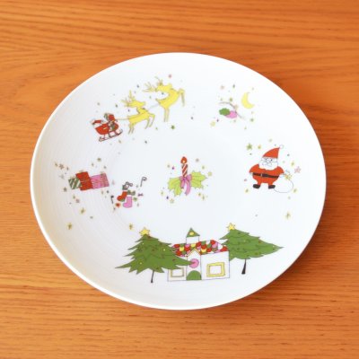 クリスマス　ケーキ皿