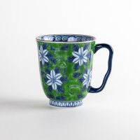 濃鉄仙（緑）　マグカップ
