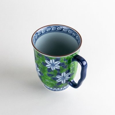 画像4: 濃鉄仙（緑）　マグカップ