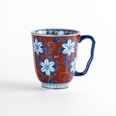 濃鉄仙（赤）　マグカップ