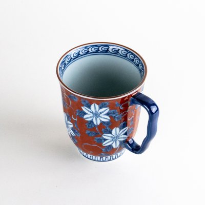 画像4: 濃鉄仙（赤）　マグカップ