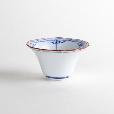 瓔珞　朝顔小付