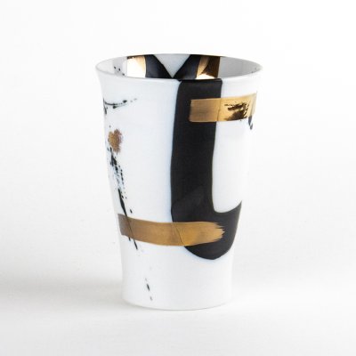 画像2: ゼブラ金彩　キーポ ビールカップ