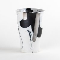 ゼブラ銀彩　キーポ ビールカップ