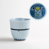 夢ふくろう（青）湯呑