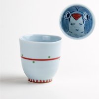 夢ふくろう（赤）湯呑