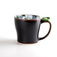 花絵蒔（緑） マグカップ