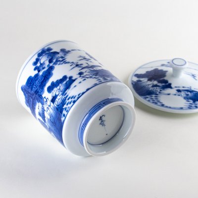 画像5: 山水(特大)蓋付湯呑 ※寿司湯のみ並にかなり大きいです