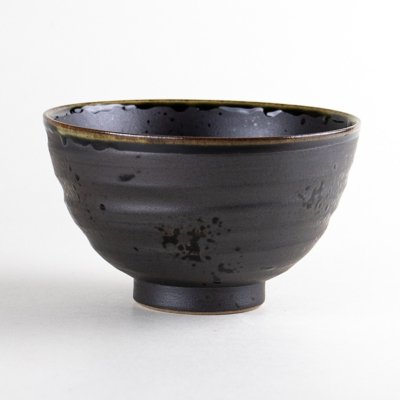 画像3: 【名入れ・名前入り】香澄（黒） お茶漬け碗（大き目の茶碗です）