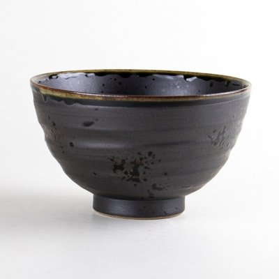 画像3: 【名入れ・名前入り】香澄（黒） お茶漬け碗（大き目の茶碗です）