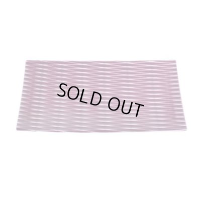 陶切子(紫) 長角皿