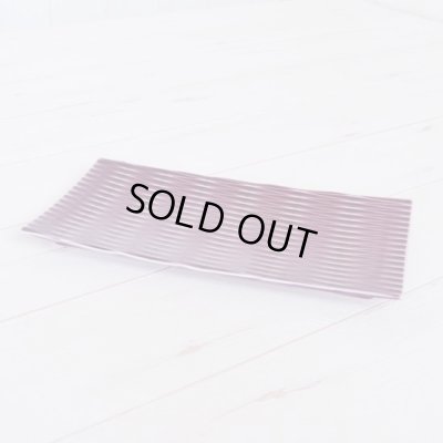 画像2: 陶切子(紫) 長角皿