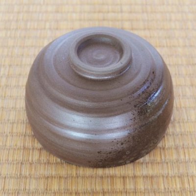 画像4: 黒灰 抹茶碗（木箱入）