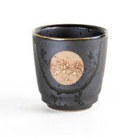 香澄（黒）　特大湯呑