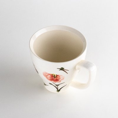 画像3: ちぢれ花（赤）　マグカップ