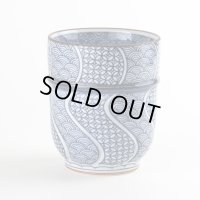 地紋織り （特大）湯呑