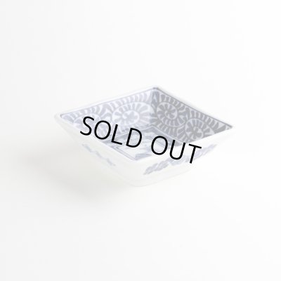 唐草山水 角小付