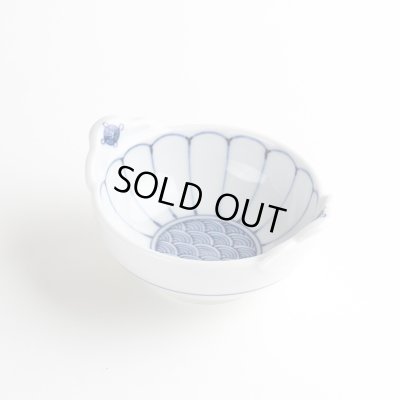 菊割青海波 手付小付