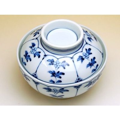 画像2: 割草花 蓋付多用碗