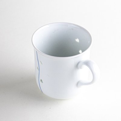 画像4: 水晶彫ハートライン（青） マグカップ