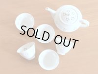 水晶花詰 Ｕポット茶器（化粧箱入）