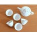 水晶花詰 Ｕポット茶器（化粧箱入）