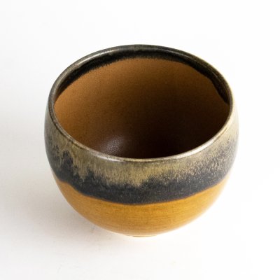 画像3: 黄瀬戸　丸抹茶碗（木箱入）