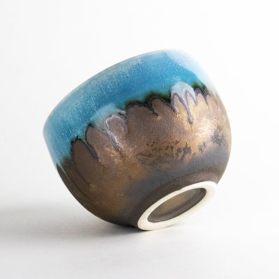 画像2: 晴天　丸抹茶碗（木箱入）