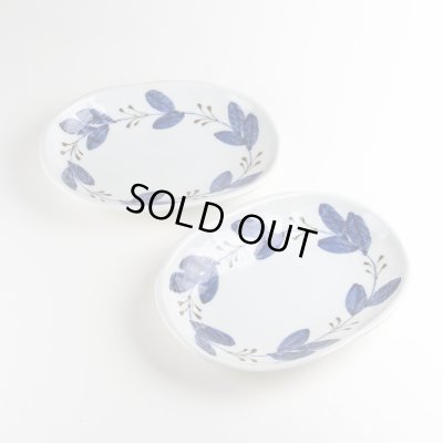 画像7: リーフ 面彫楕円皿