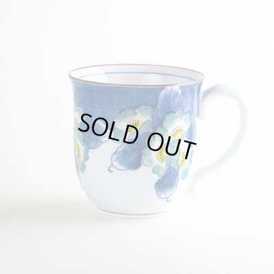 【有田焼】花集い（青）　マグカップ