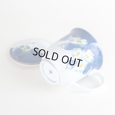 画像5: 花集い（青）蓋付マグカップ