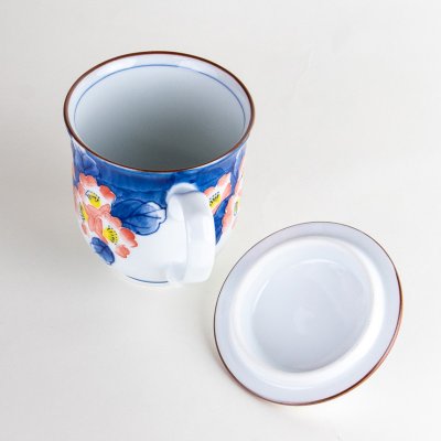 画像4: 花集い（赤）蓋付マグカップ