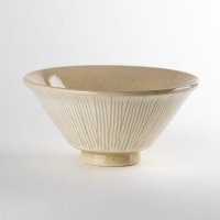 線彫り（白）茶碗