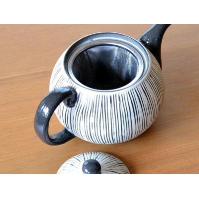 画像3: 線彫り Ｕポット茶器揃（化粧箱入）