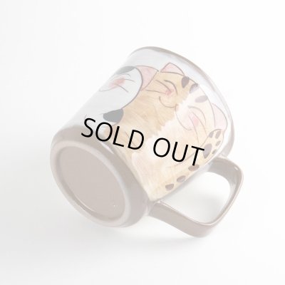 画像5: 仲良しネコ（赤） マグカップ