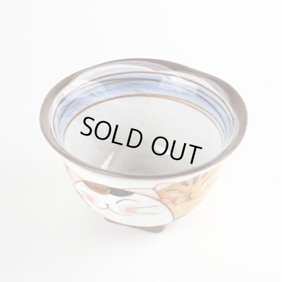 画像2: 仲良しネコ（青） 茶碗